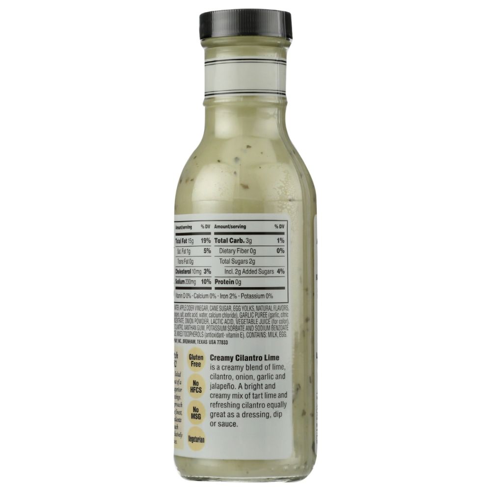 BRIANNAS: Creamy Cilantro Lime Dressing, 12 oz