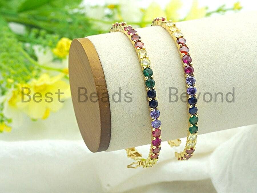 Large CZ Buckle Bracelet, Sku#X37