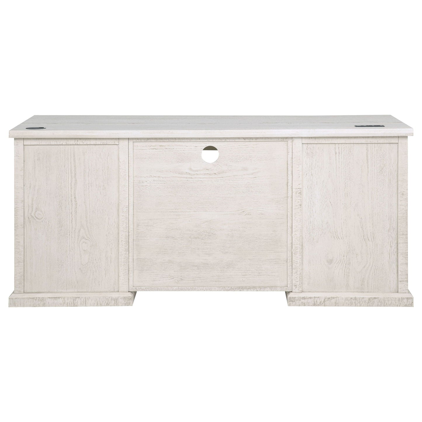 Altidore 68-inch 7-drawer Executive Home Office Desk Distressed White