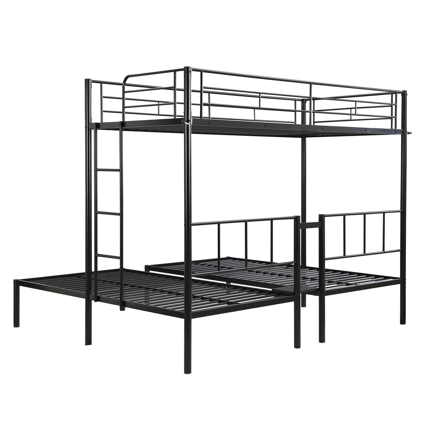 Triple Twin Over Twin Bunk Bed