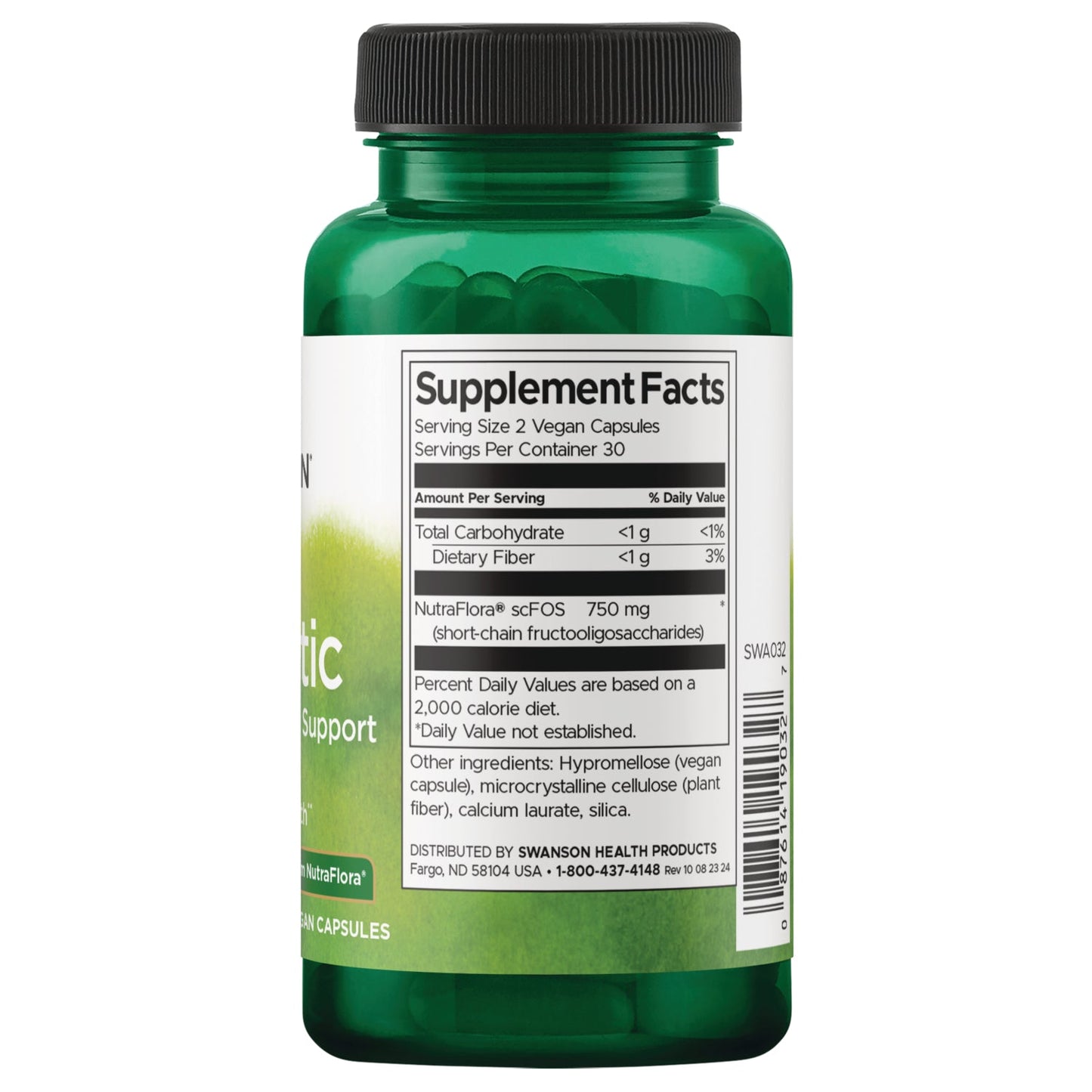 Prebiotic for Friendly Flora Support - scFOS fromNutraFlora