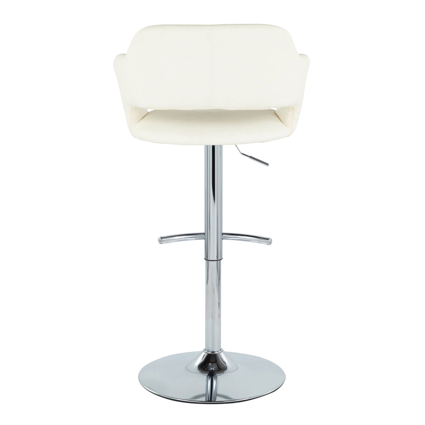 Contemporary Adjustable Barstool with Swivel