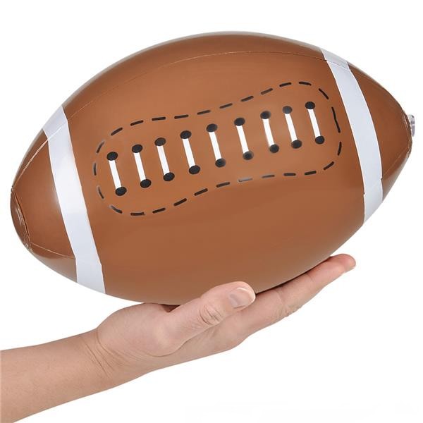 Ballon de plage FOOTBALL gonflable / LOT DE 12 / POUR FÊTE D'ANNIVERSAIRE / JOUET 40 cm