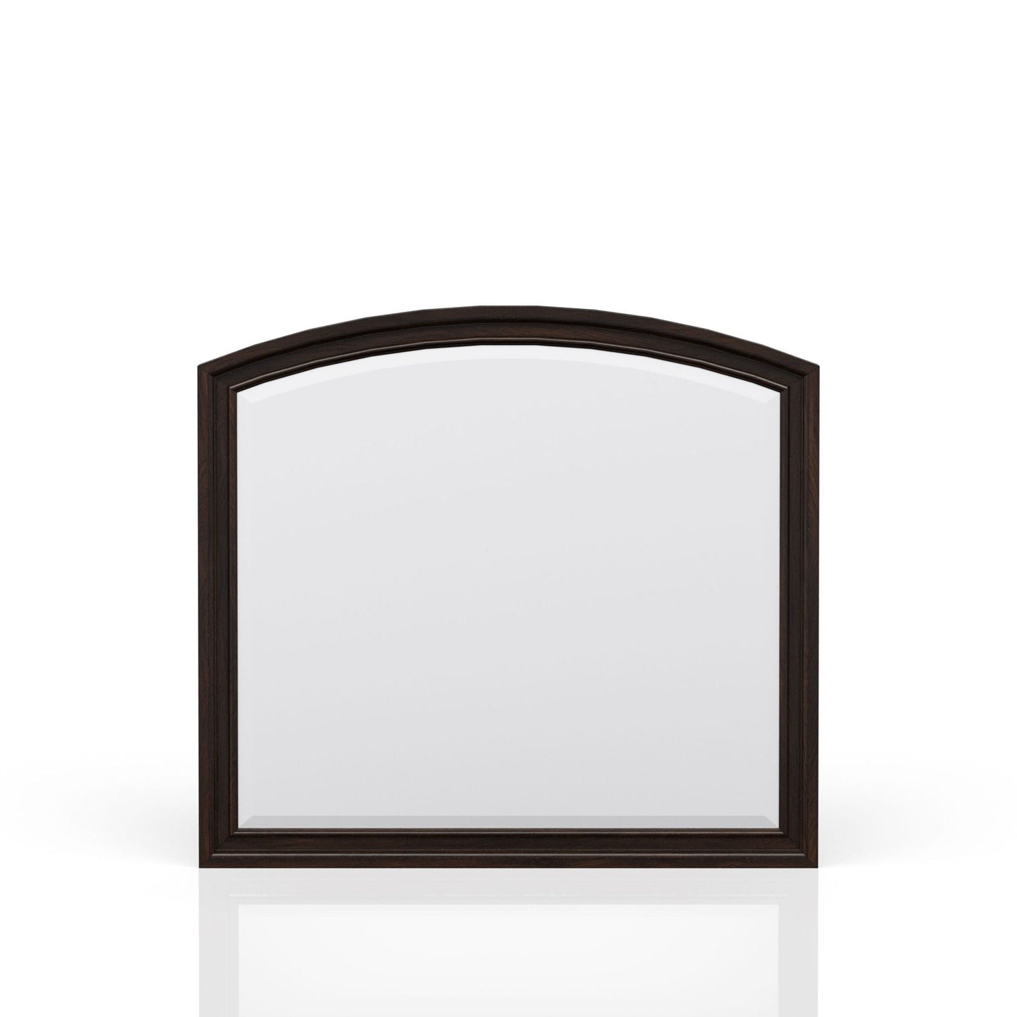 Elegant Design Mirror - Dark Cherry
