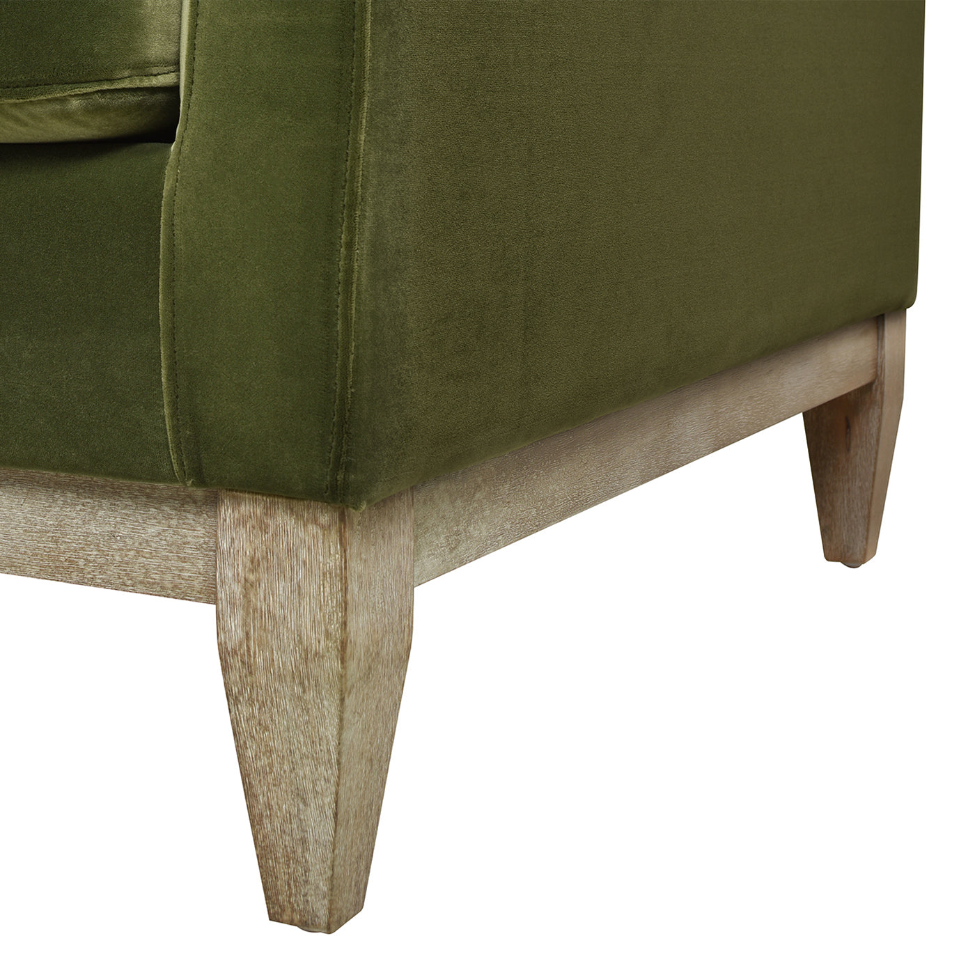 Knox 36" Modern Farmhouse Arm Chair, Olive