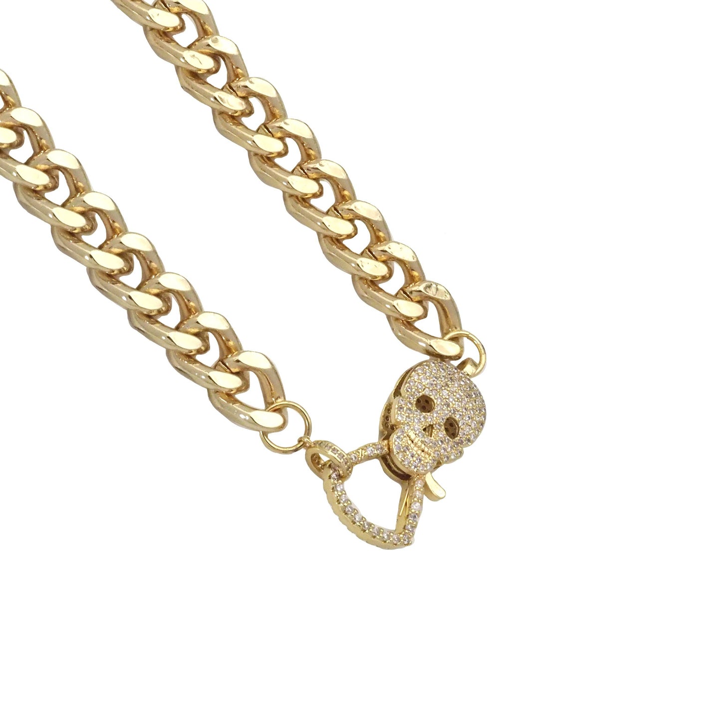 Chunky Skull Necklace, sku#EF324