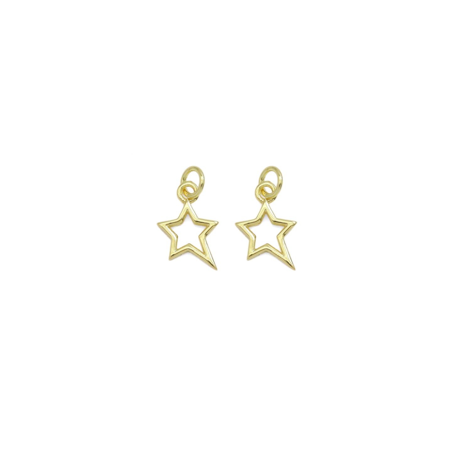 Cute unbalanced frame starCharm, Sku#LK921