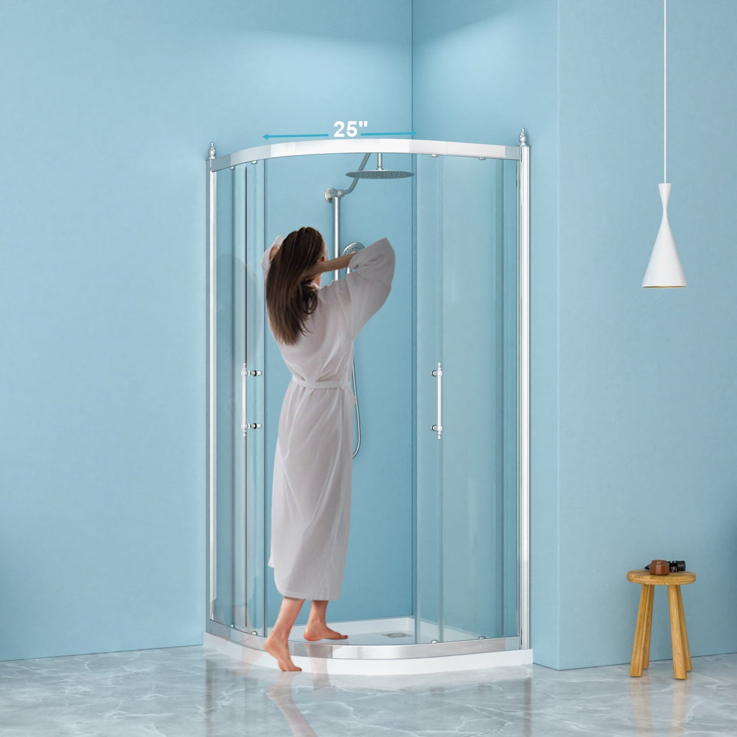 Framed Tub Shower Enclosure 36" x 72"