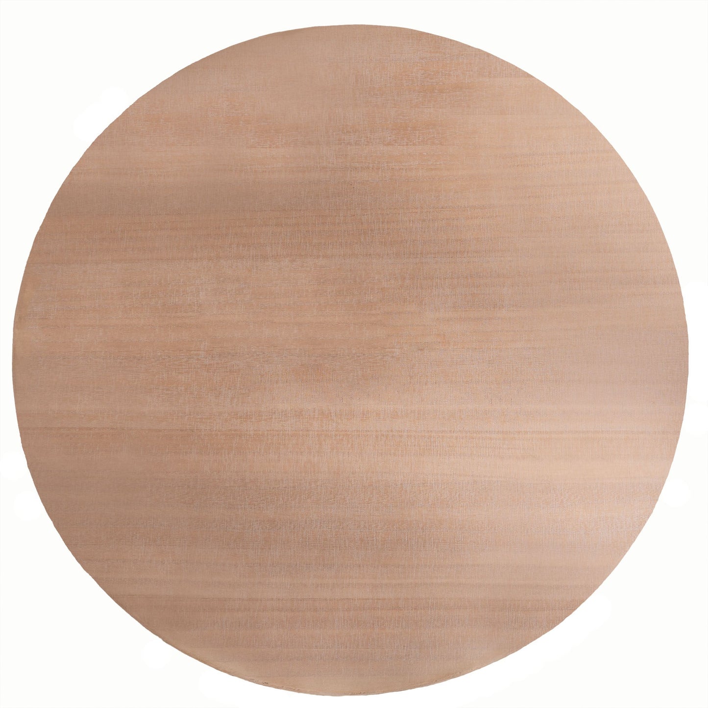 Modern Round Wood Coffee Table – 31.3"