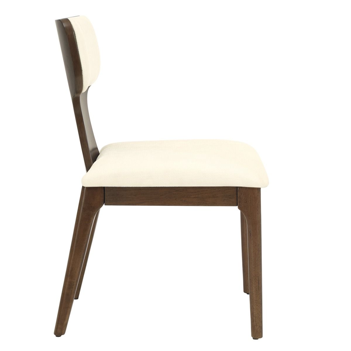 Koen - Side Chair (Set of 2) - Beige / Brown Oak