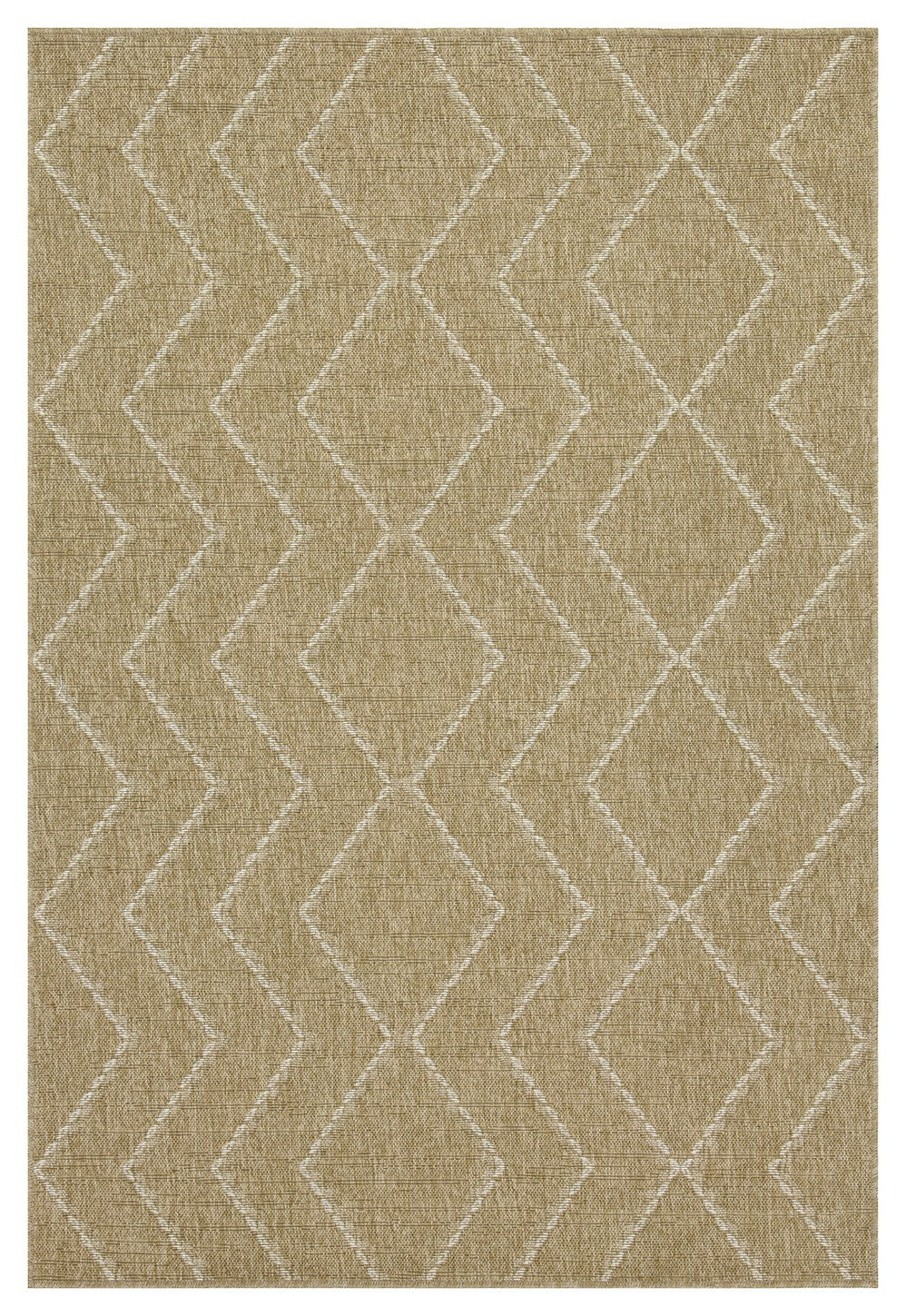 Earth GC_NTL1011 Jute/White Indoor/Outdoor Area Rug