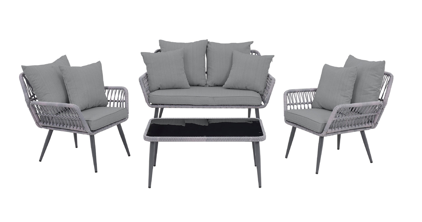 Portofino 4-Piece Conversation Set