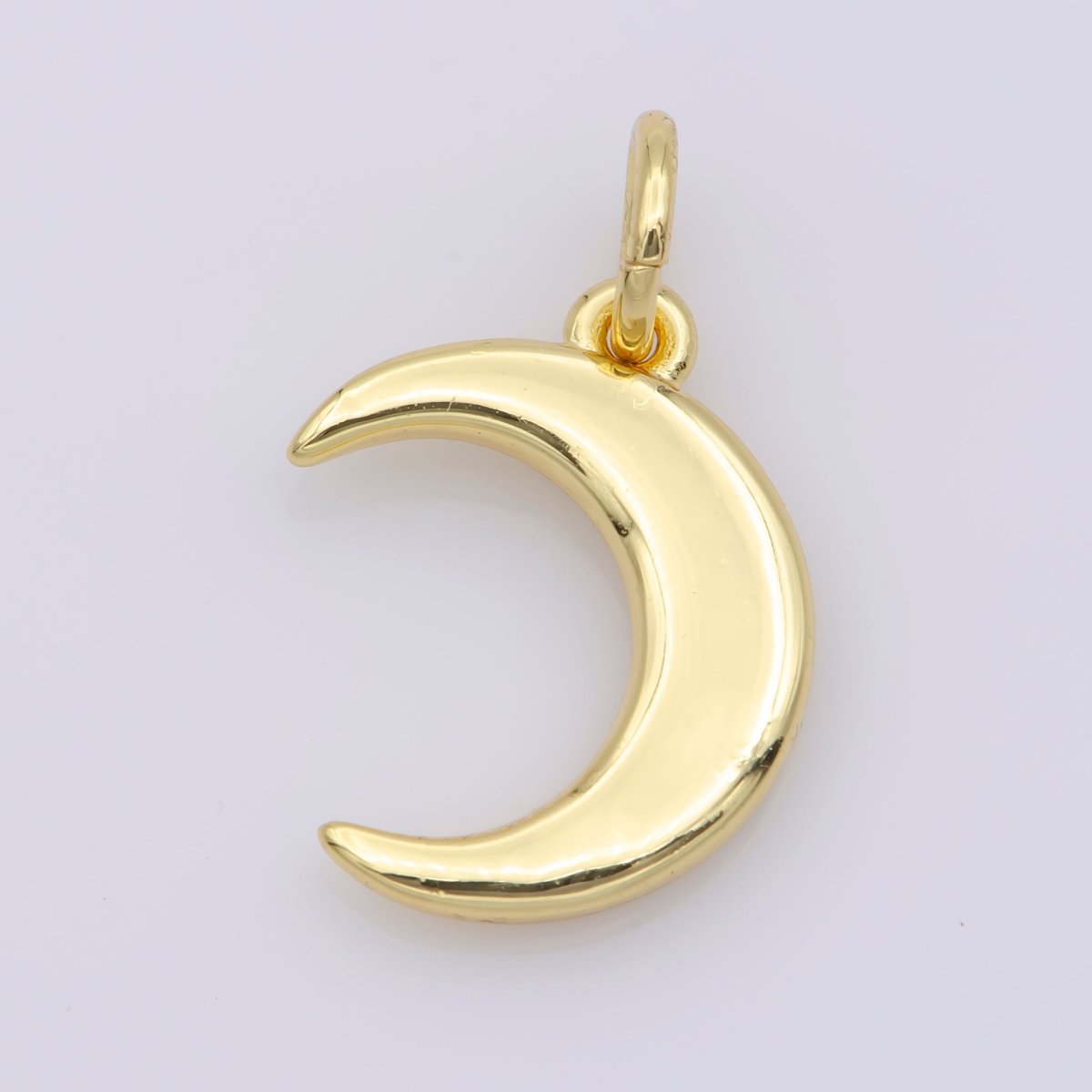 Dainty 14k Gold Filled Moon charm - Small Moon pendant - Crescent Moon pendant for Necklace Bracelet Earring Charm Supply Celestial Jewelry, D-461