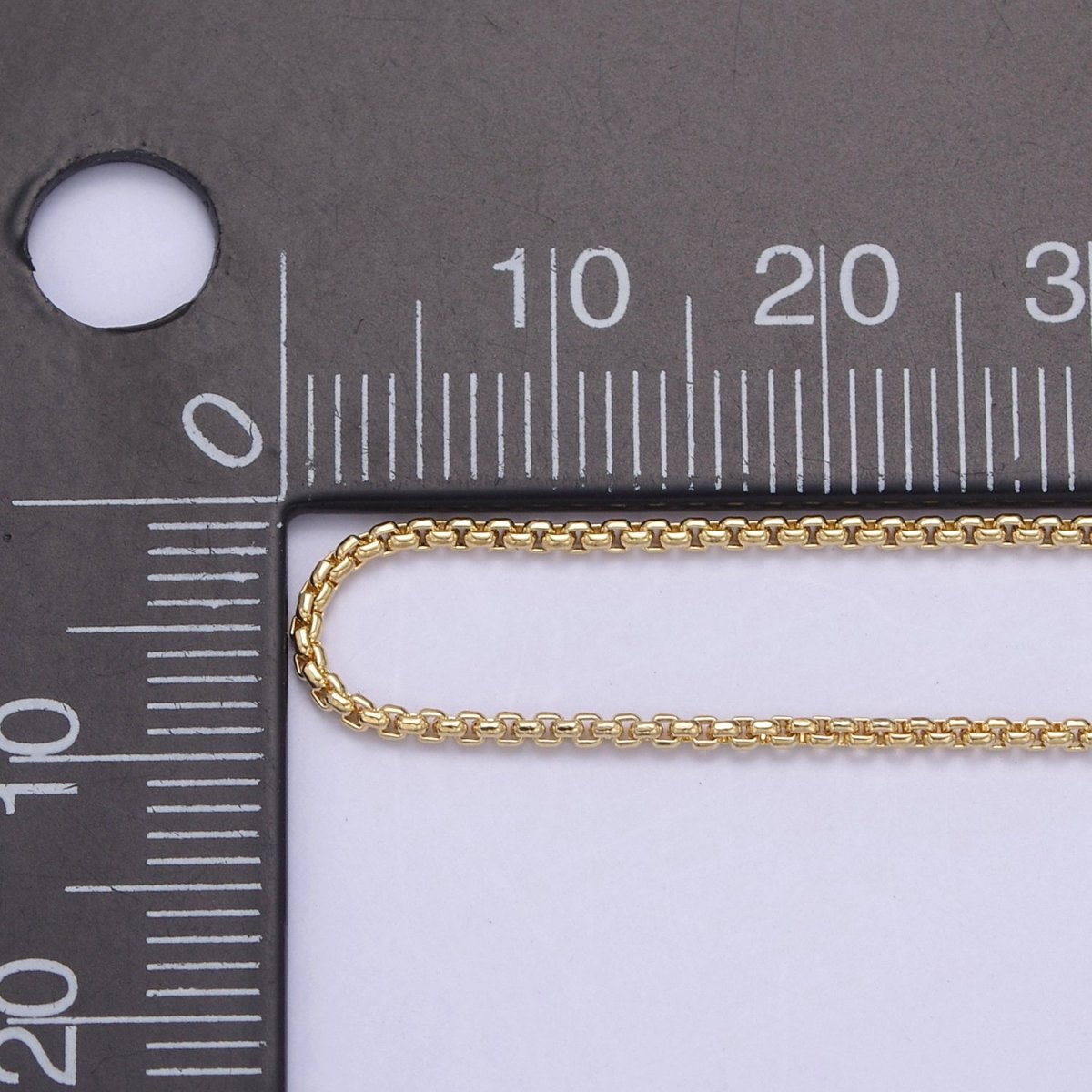 Dainty 14k Gold Filled Rolo Chain Necklace 1.3 mm ROLO Link Chain Jewelry Making Women Necklace 17.7" w/ 2 " extender | WA-725 Clearance Pricing
