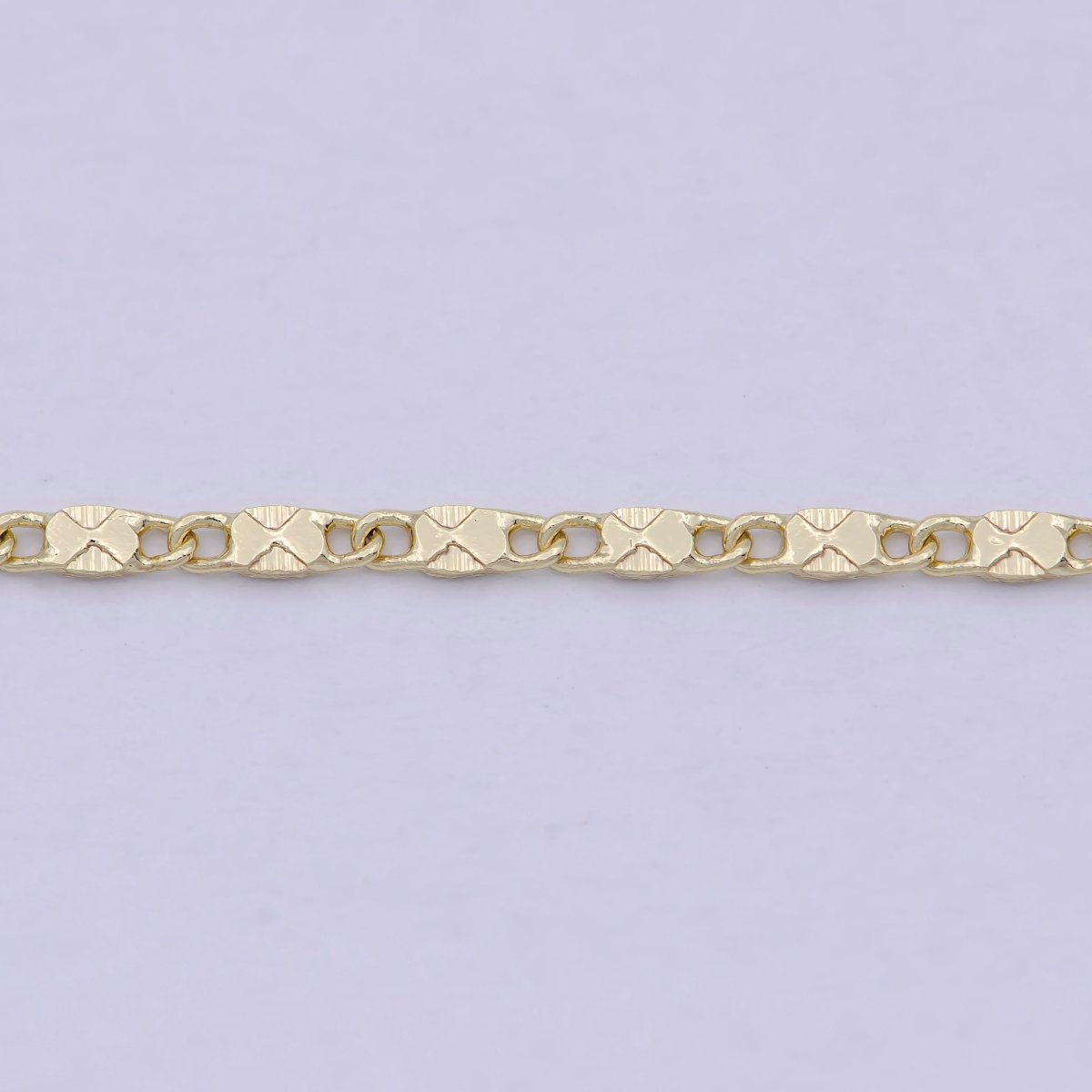 Dainty 14K Gold Filled Scroll Chain for Woman Necklace 17.7 inch | WA-798 Clearance Pricing