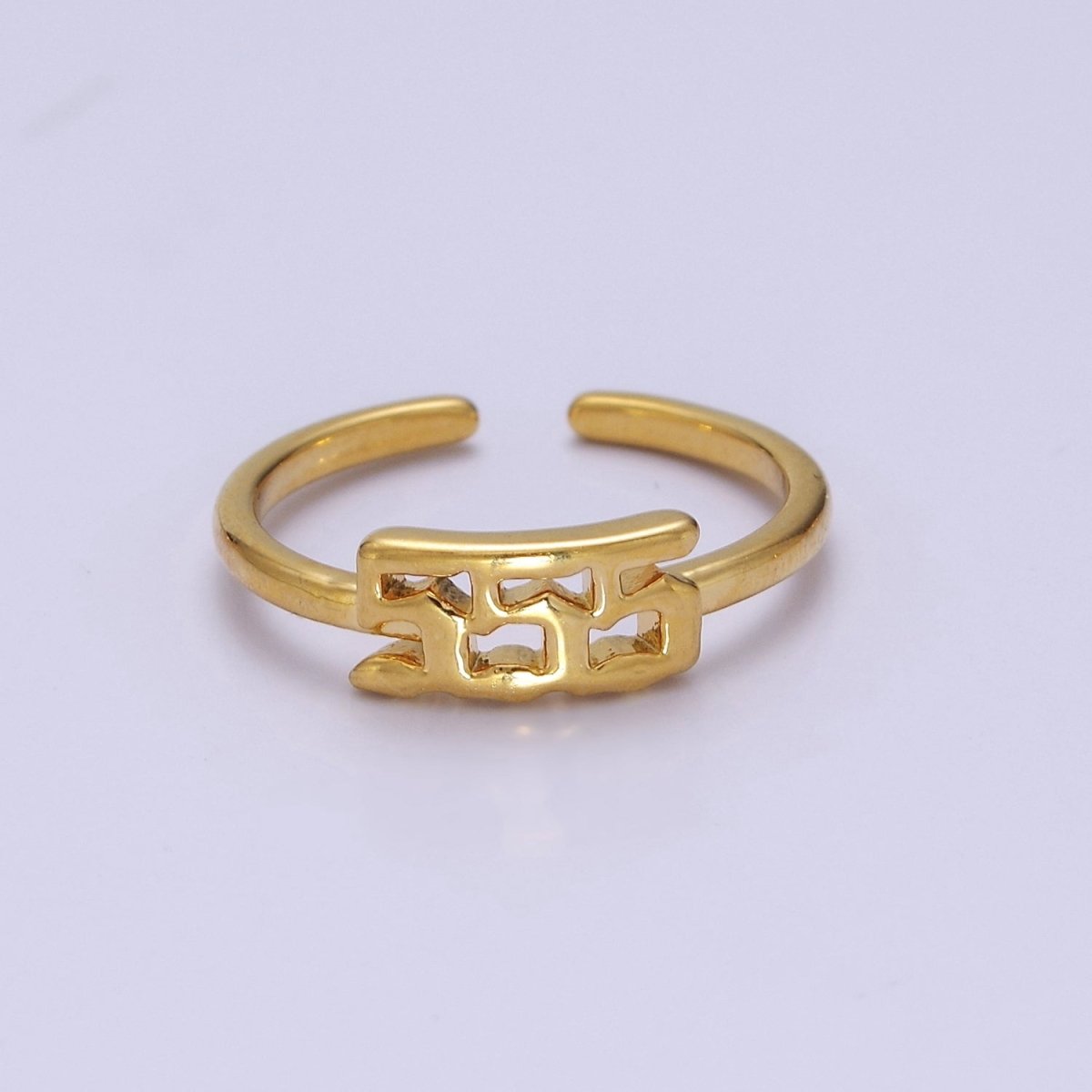 Dainty Angel Number Ring, Minimalist Gold Filled Ring Unisex Personalized Jewelry, Statement Rings O2056-O2064