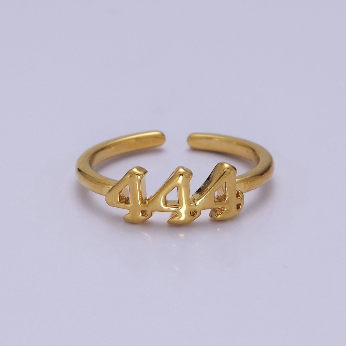 Dainty Angel Number Ring, Minimalist Gold Filled Ring Unisex Personalized Jewelry, Statement Rings O2056-O2064