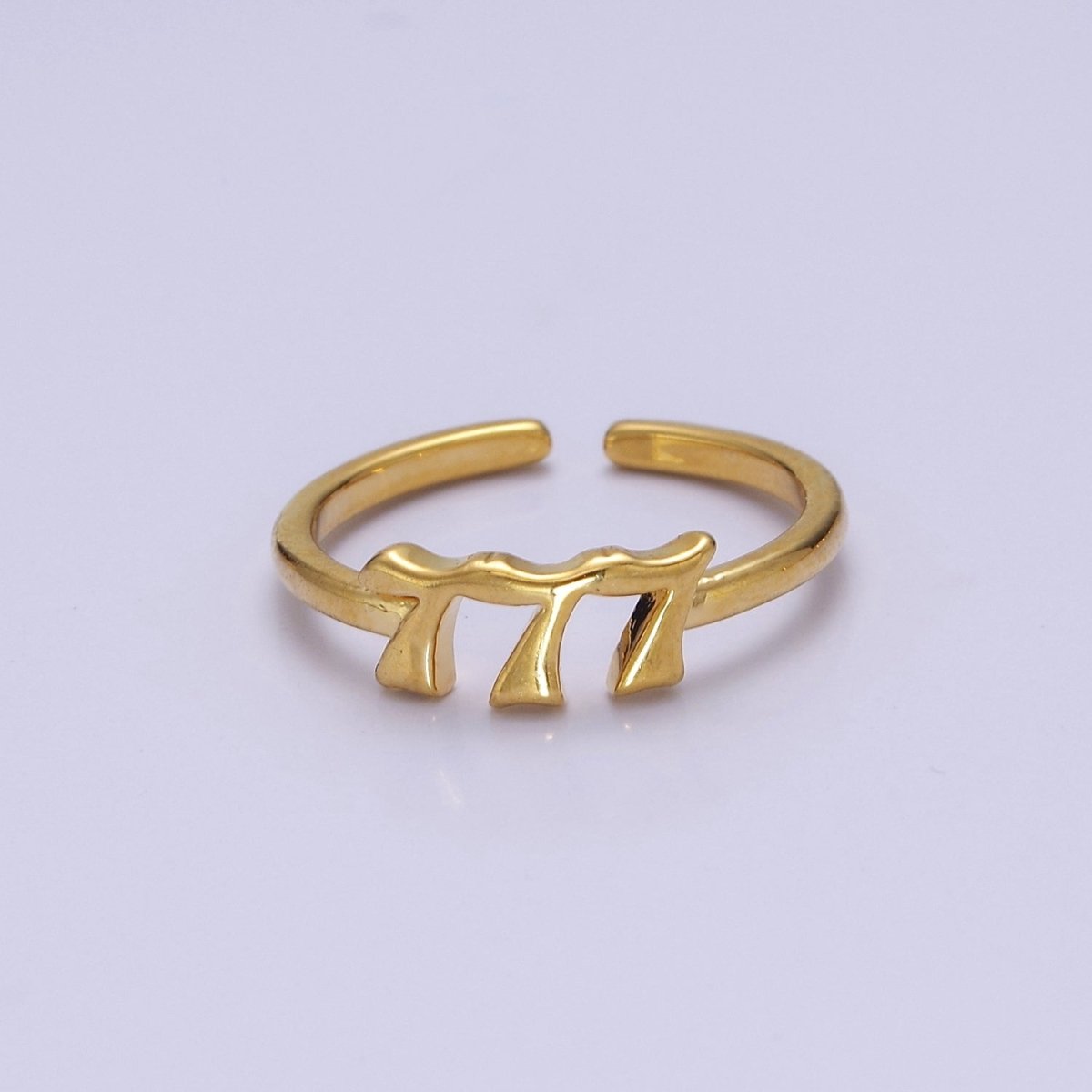 Dainty Angel Number Ring, Minimalist Gold Filled Ring Unisex Personalized Jewelry, Statement Rings O2056-O2064