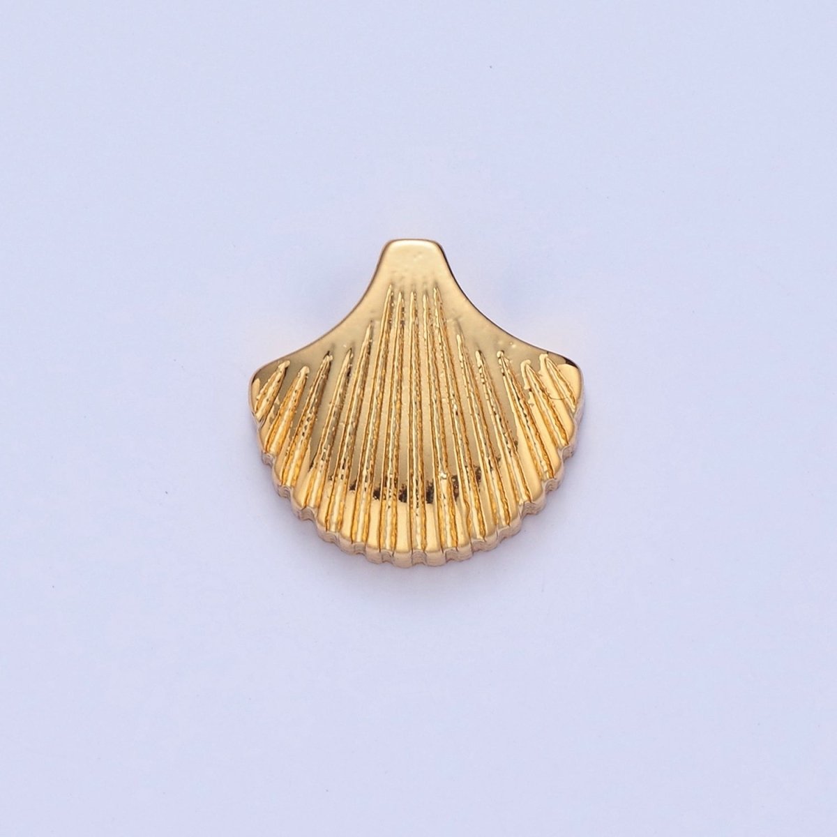 Dainty Gold Filled Clam Shell Bead Spacer for Bracelet W-854
