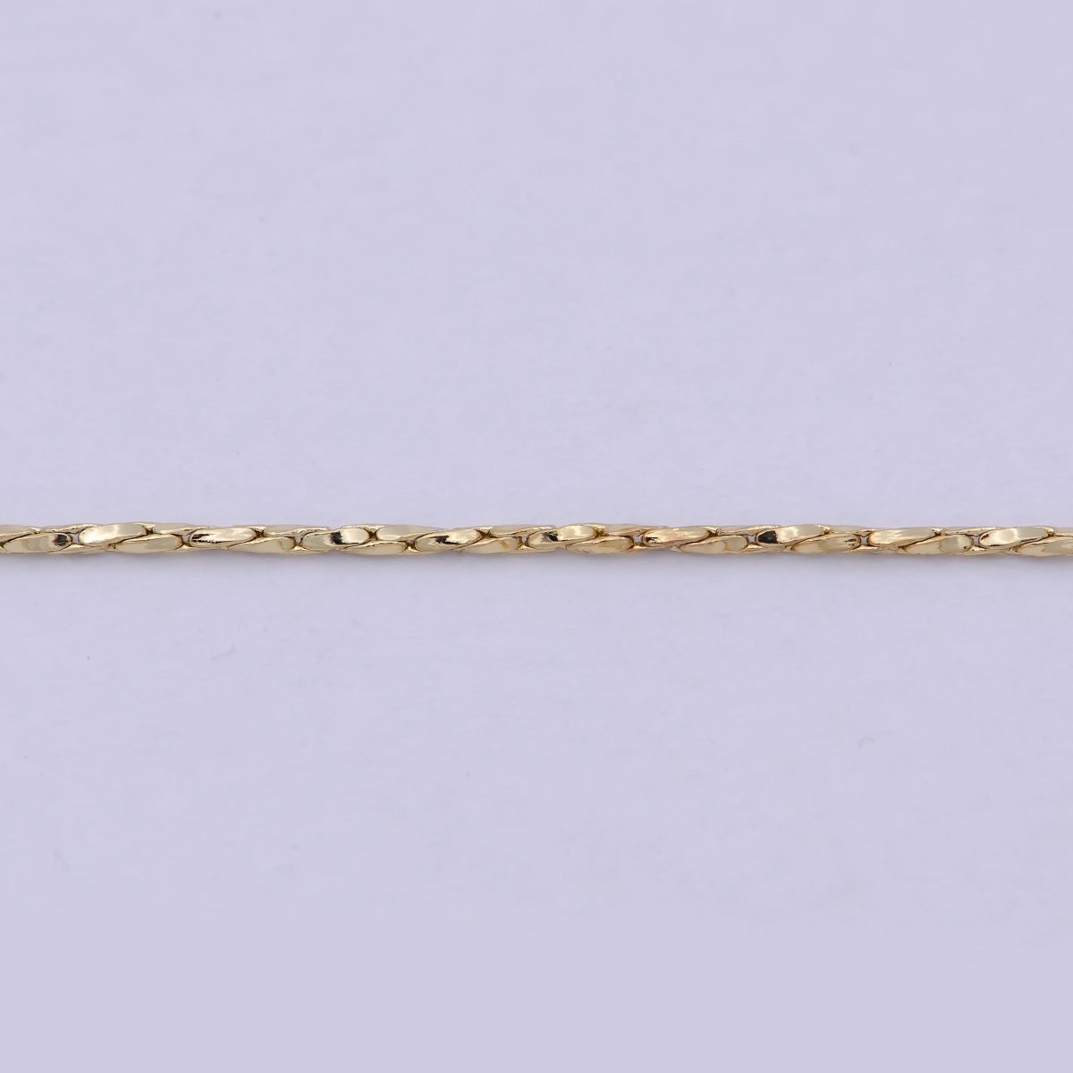 Dainty Gold Rope Chain Necklace 17.7 inch for Woman Jewelry Making Supply | WA-807 Clearance Pricing