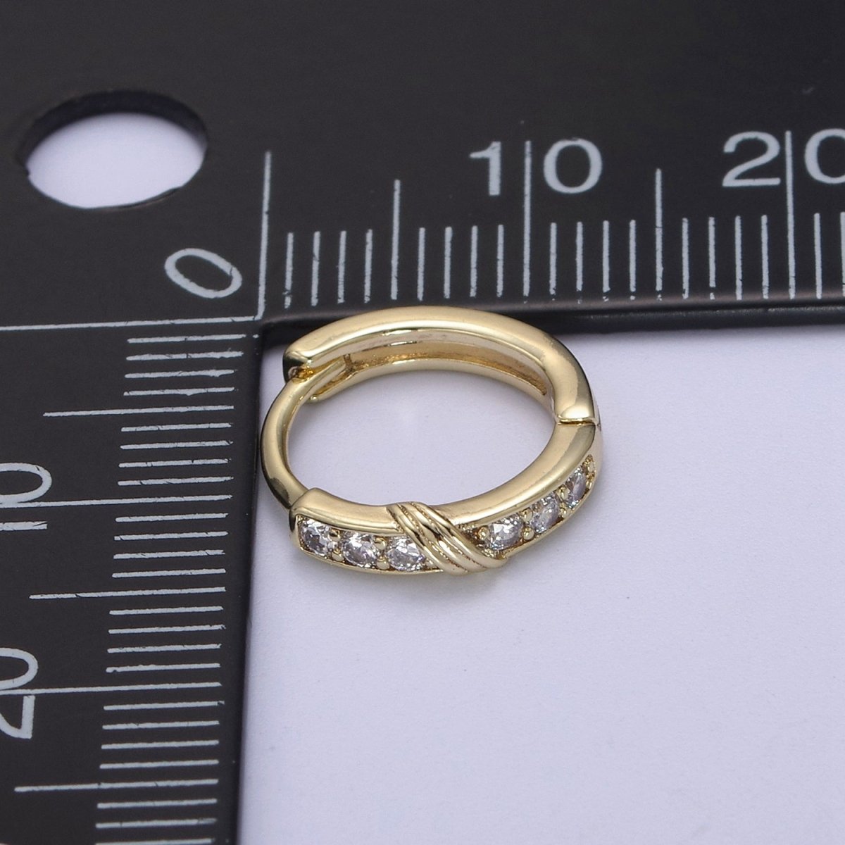 Dainty Hoops, Tiny Hoops, Diamond CZ Hoop Earrings, Small Hoop Diamond Earrings Minimalist Huggie Hoops Jewelry T-299