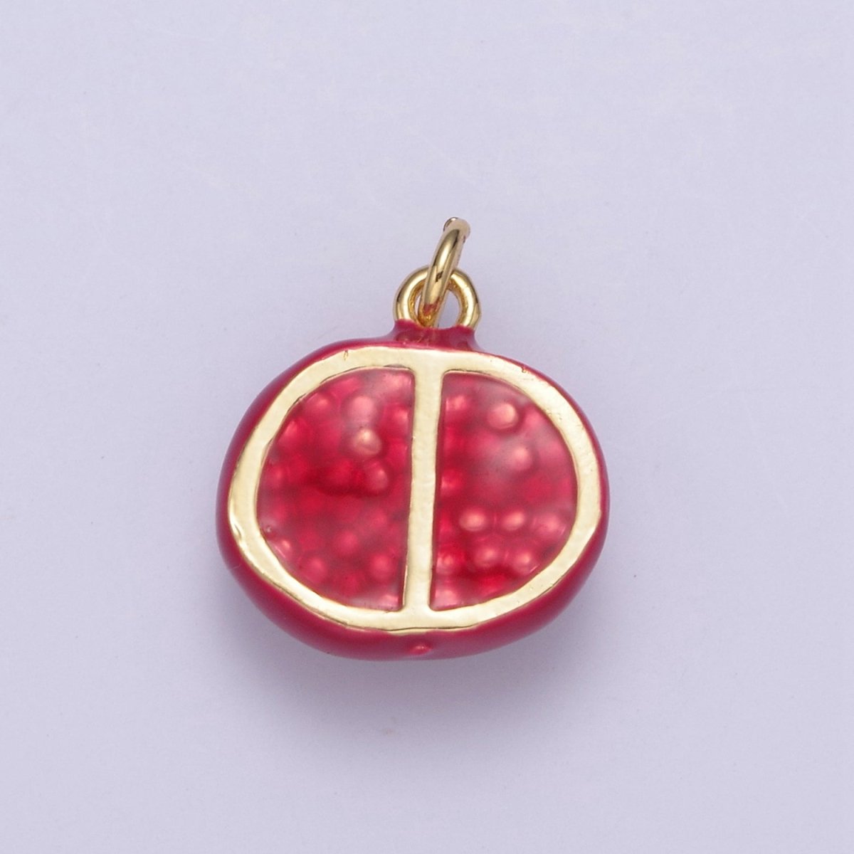 Dainty Pomegranate Charm Pendant Fruit Charm Necklace Bracelet Earring DIY Jewelry Making Supply N-725