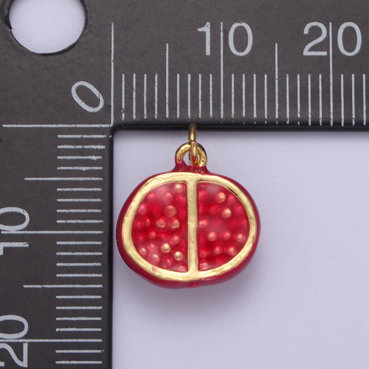 Dainty Pomegranate Charm Pendant Fruit Charm Necklace Bracelet Earring DIY Jewelry Making Supply N-725