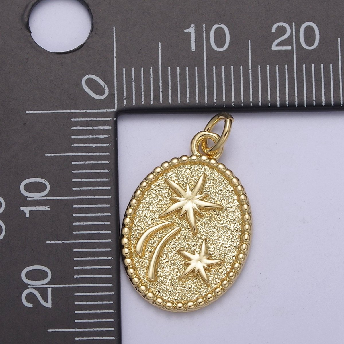 Dainty Small Fireworks Star Shooting Star Charm C-669