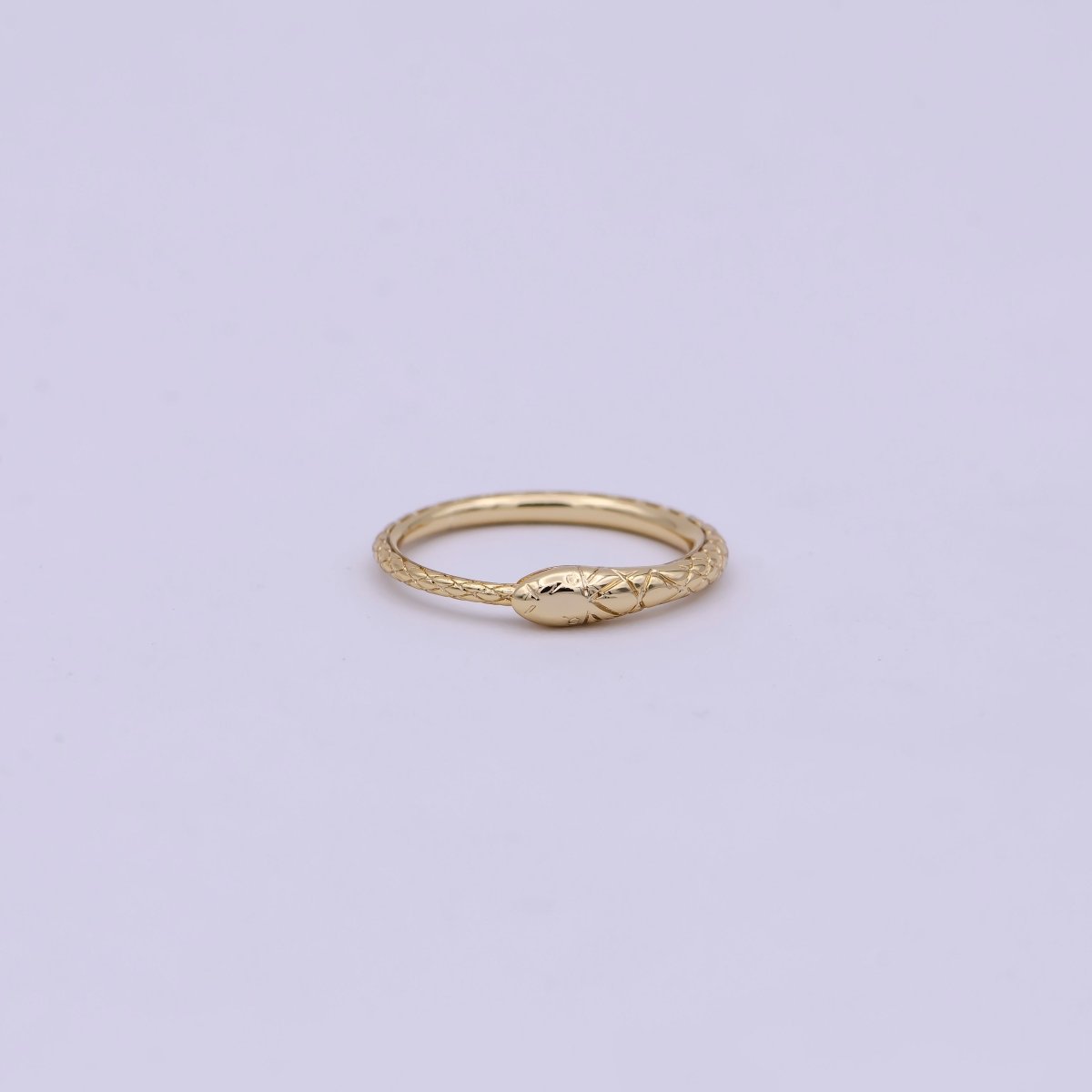 Dainty Snake Charm Ring Serpent Animal Jewelry Inspired N-454