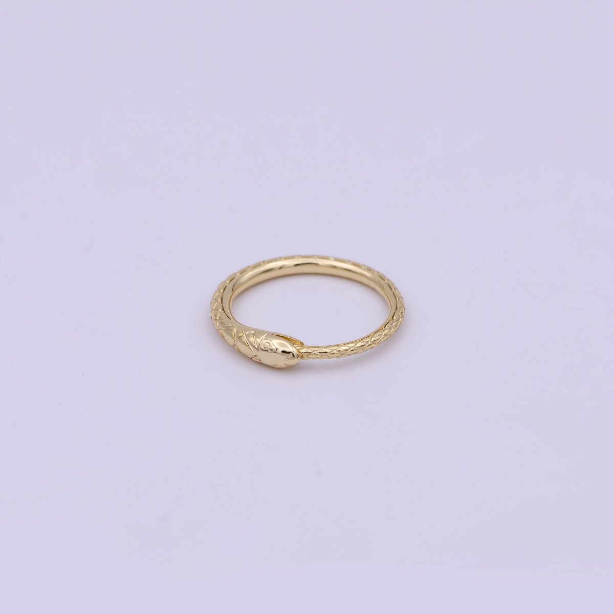 Dainty Snake Charm Ring Serpent Animal Jewelry Inspired N-454