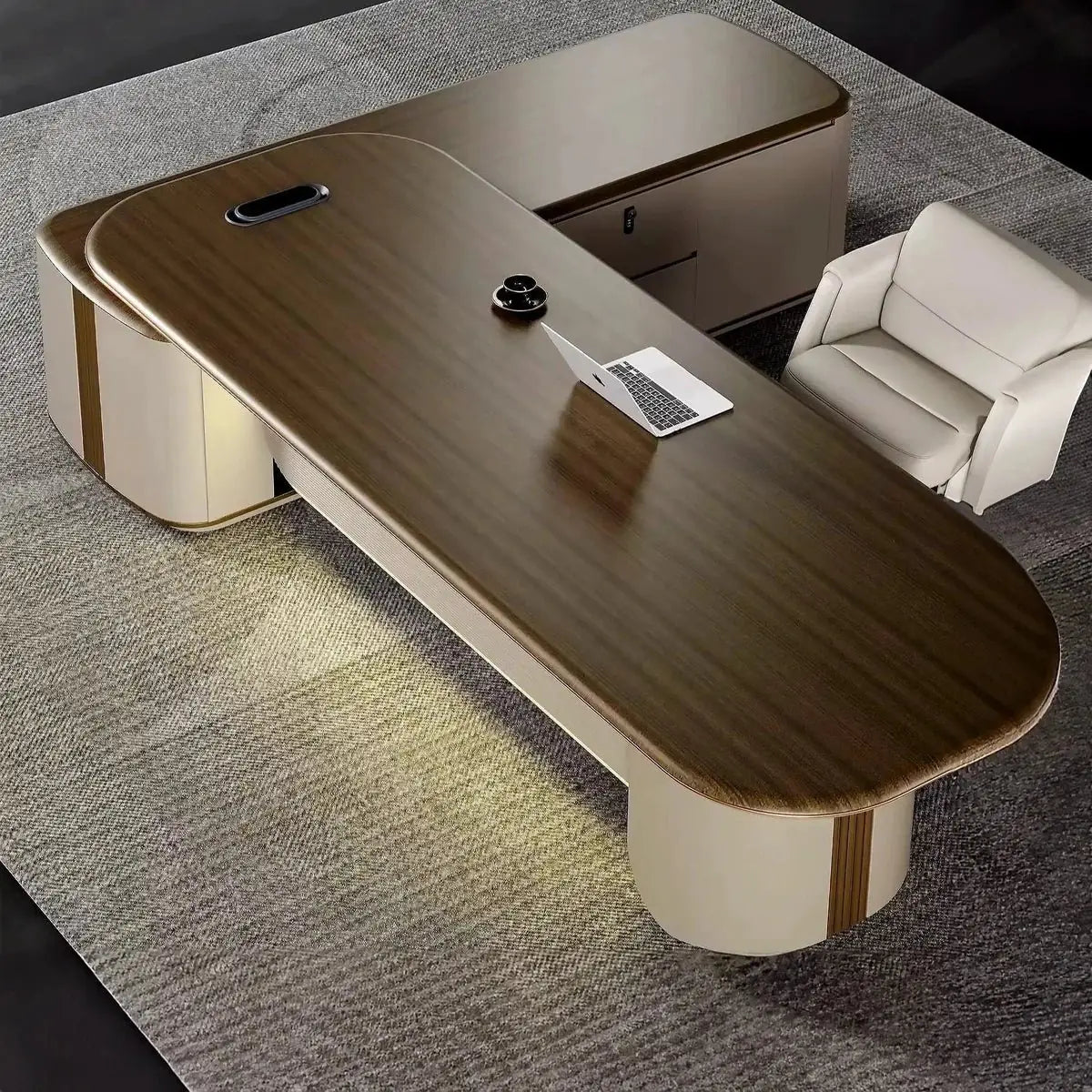 Secord · Modern L-Shaped Executive Desk