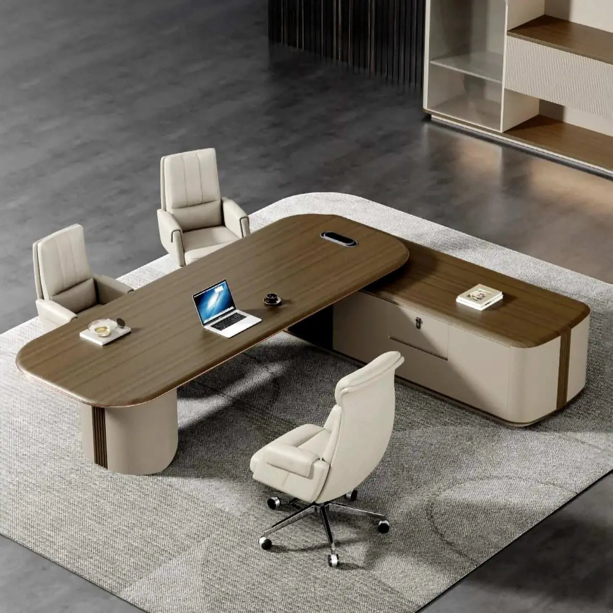 Secord · Modern L-Shaped Executive Desk
