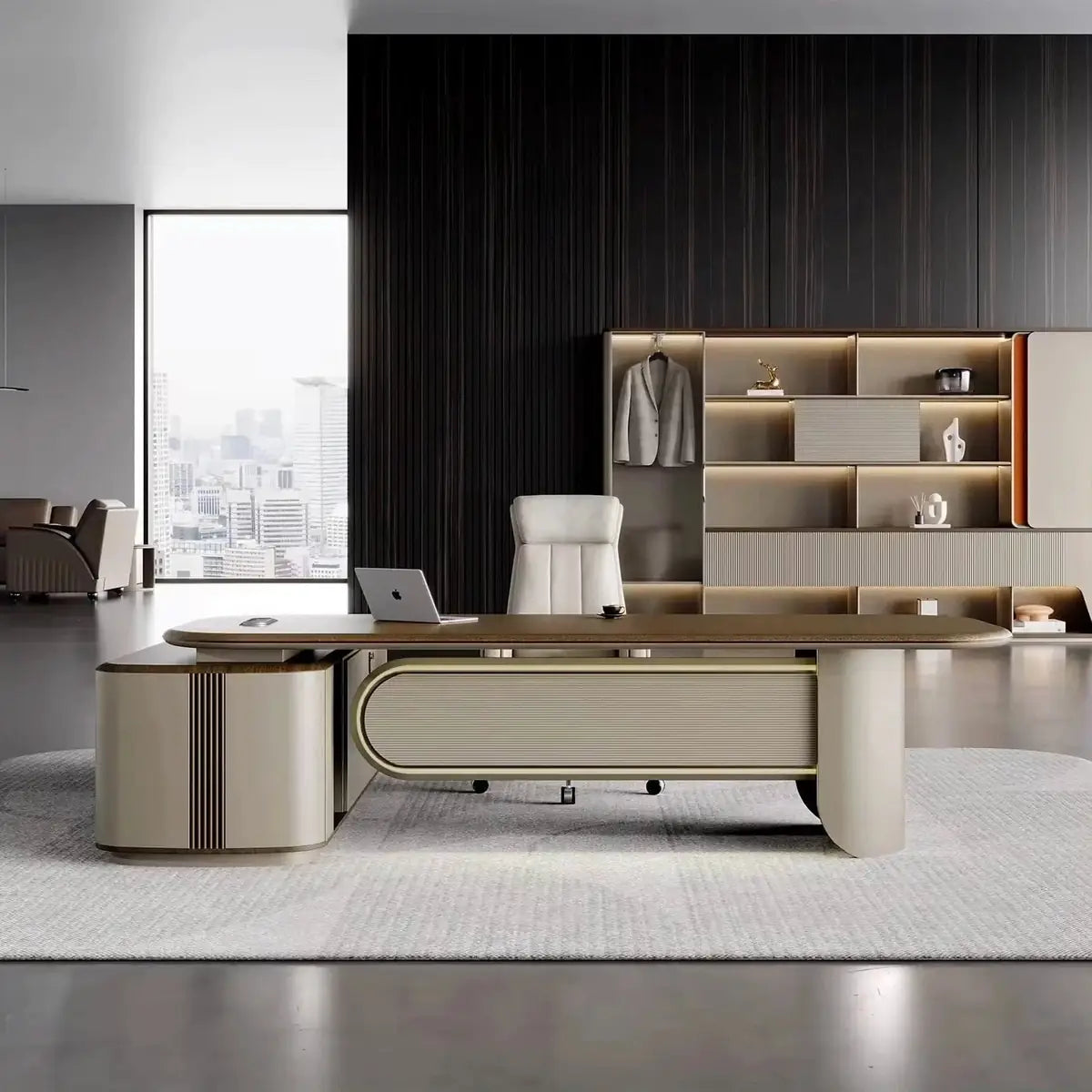 Secord · Modern L-Shaped Executive Desk