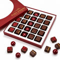 Andy Anand Vegan Dark Chocolate Truffles Praline Collection, 25 pc – Gluten-Free Gift Box, 60% Cocoa Butter, Birthday & Valentine's Day Gift