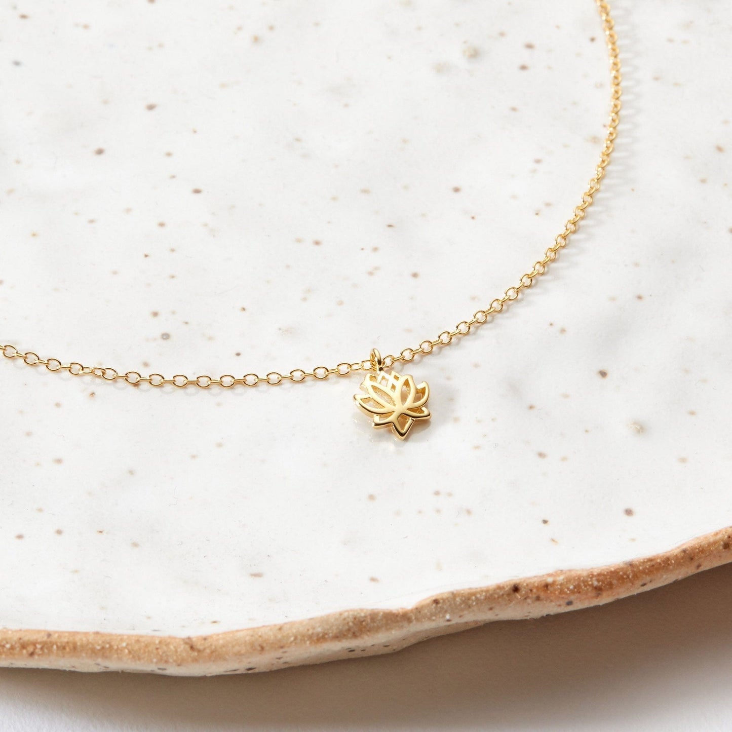 Daughter of the Bride Lotus Necklace