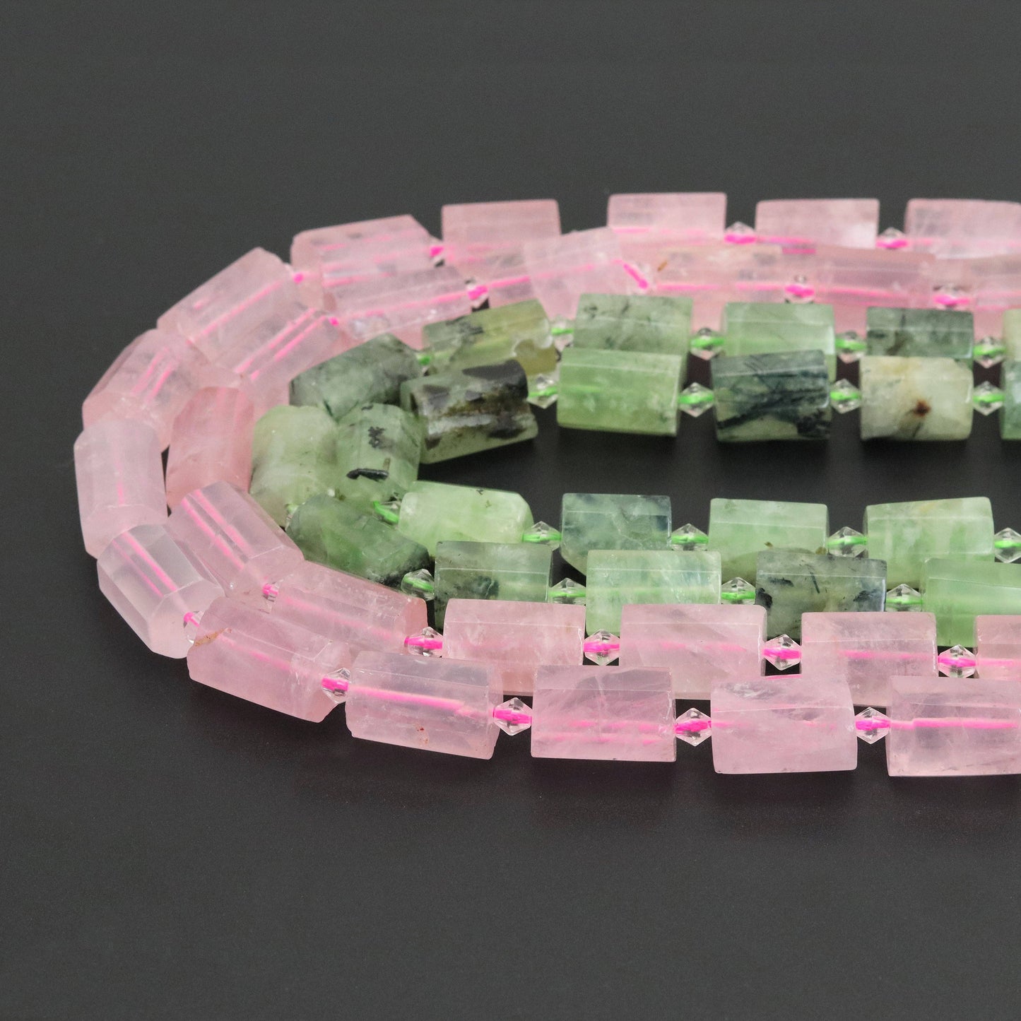 10x16mm Faceted Tube Beads, Sku#U1818