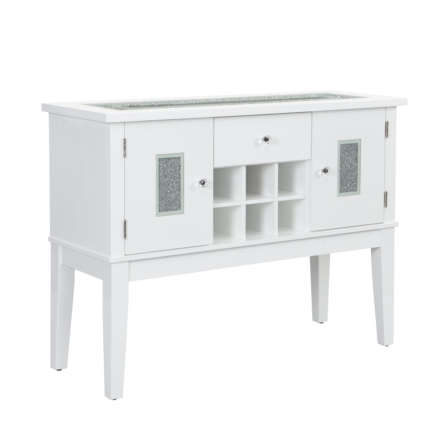 Elizaveta Faux Crystal Diamonds Sideboard