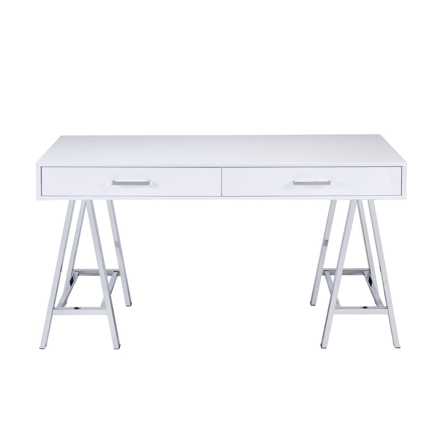 Coleen - High Gloss Writing Desk With USB
