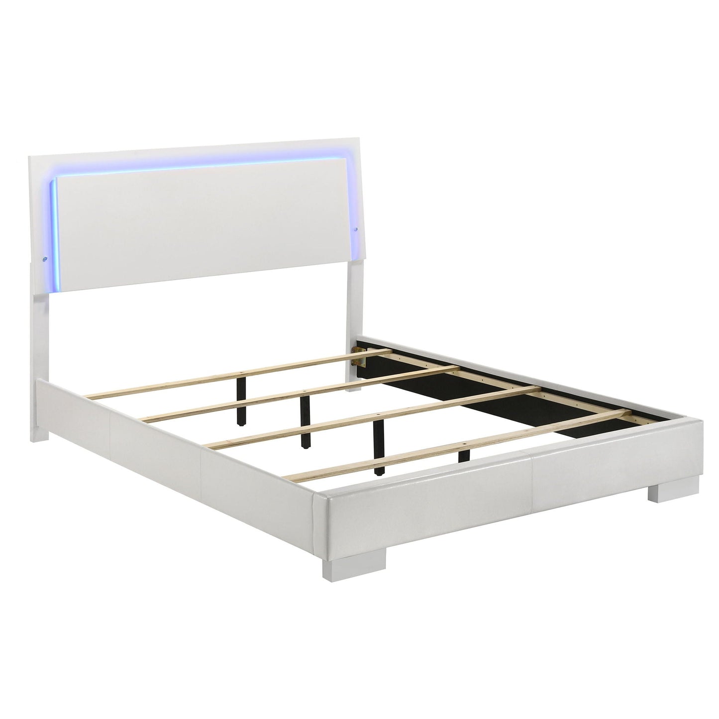 Felicity 6-piece Queen Bedroom Set White High Gloss