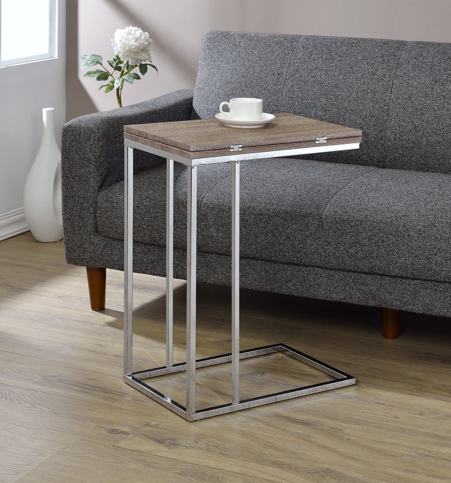 Danson Weathered Accent Table