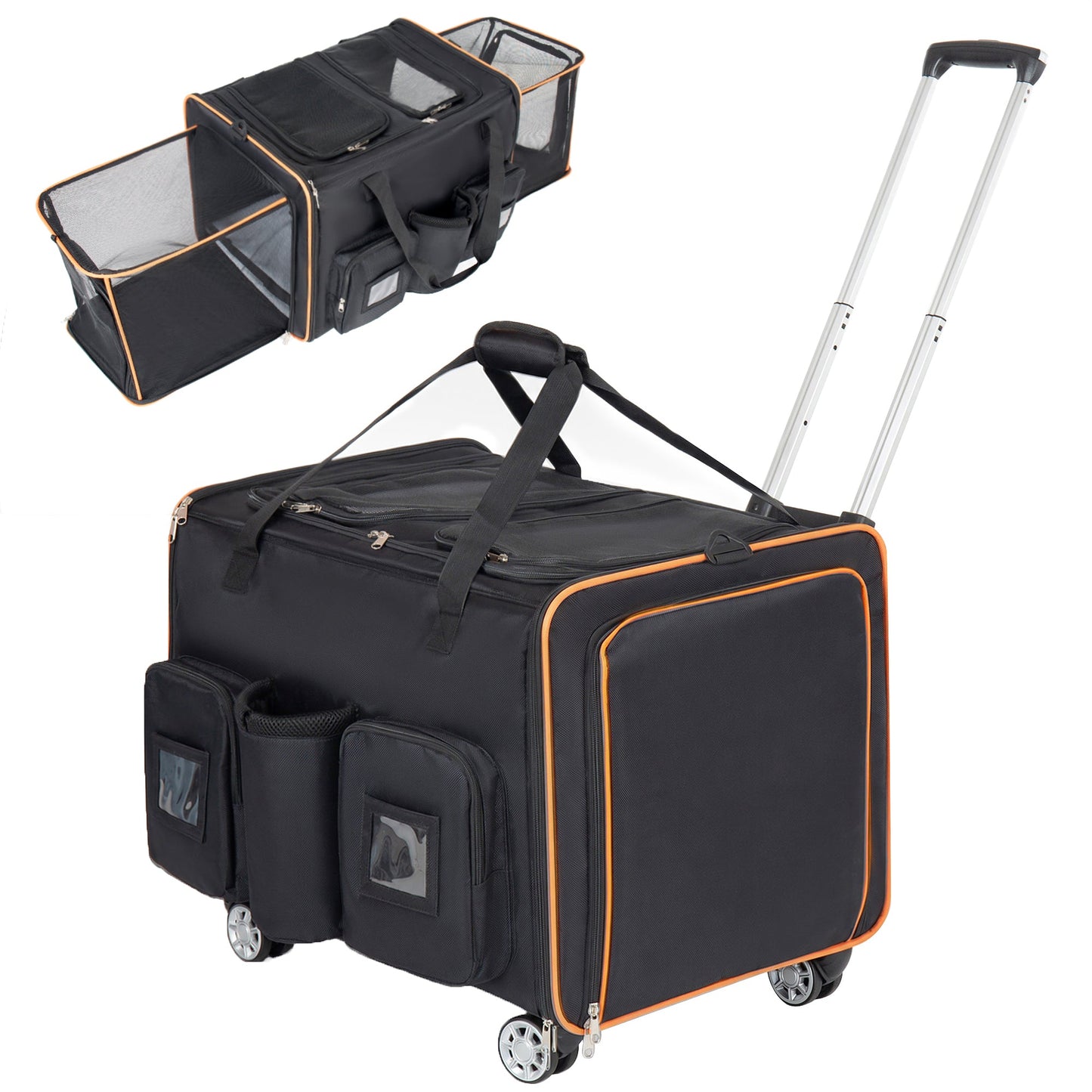 2 In 1 Large Cat Carrier for 2 Cats