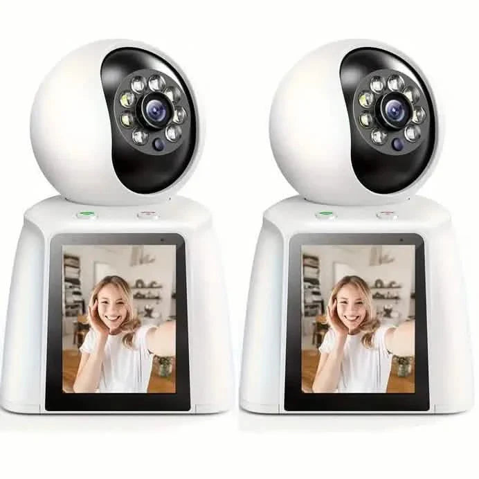 2-Pack: 2K Indoor Security Camera | 2-Way Audio & Video Call + Night Vision