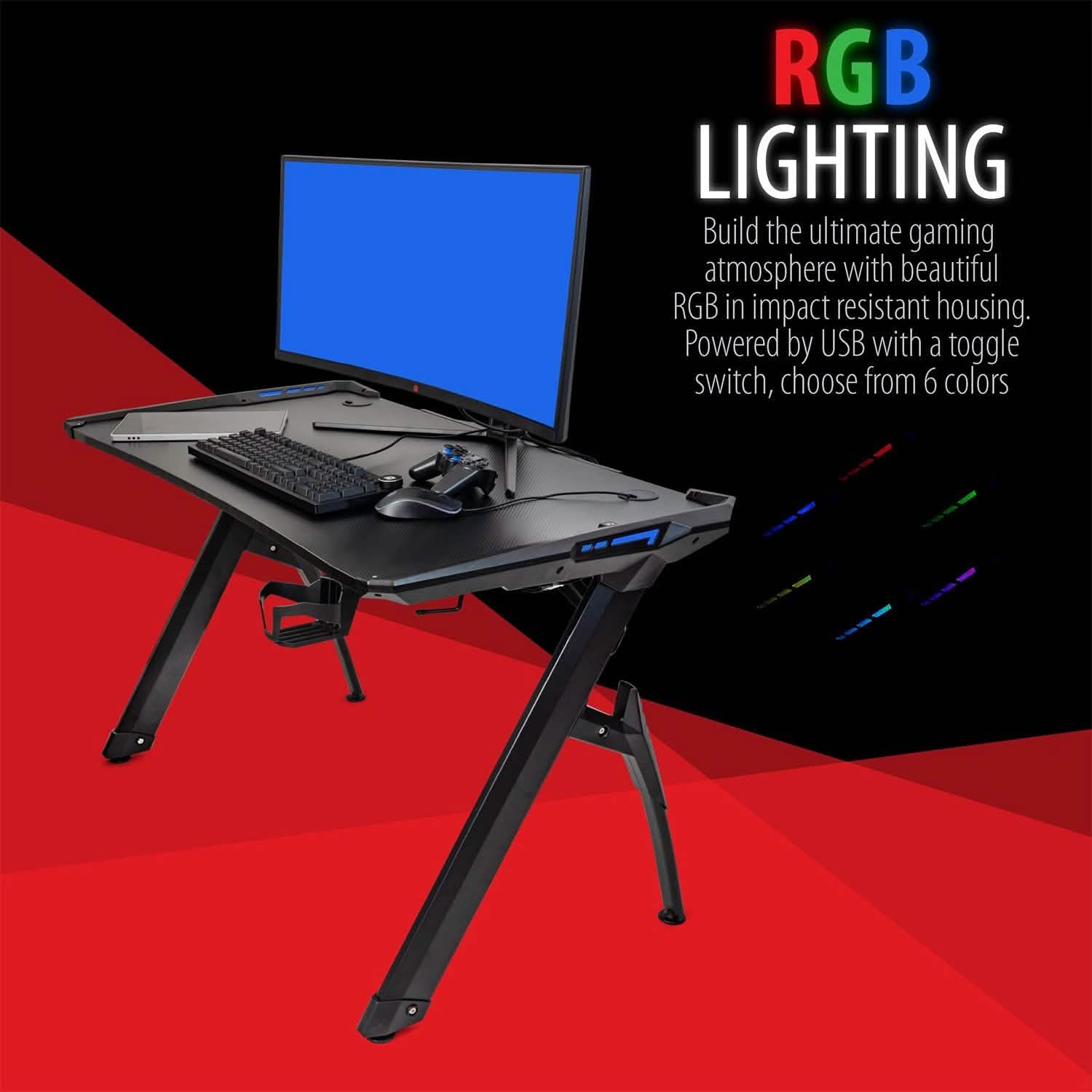 Bureau de jeu Deco Gear 47 LED