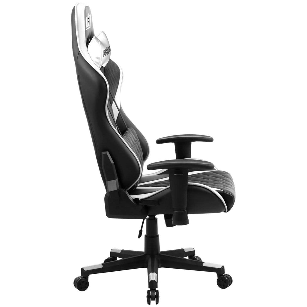 Deco Gear Ergonomic Foam Gaming Chair with Adjustable Head and Lumbar Support