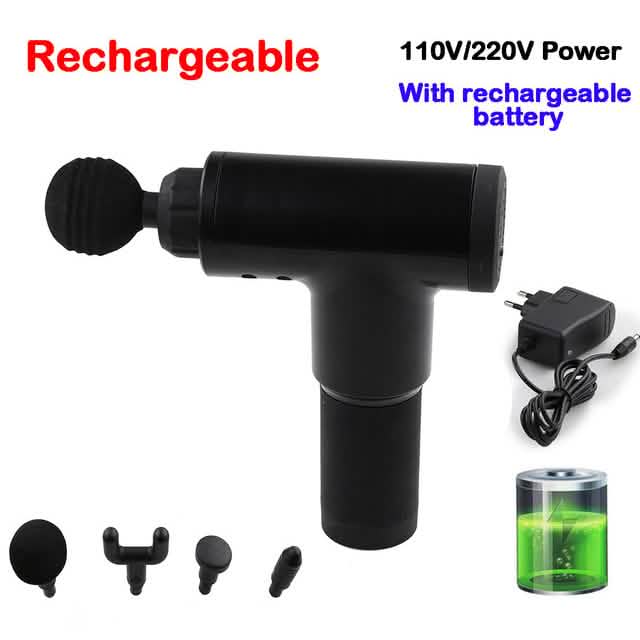 Deep Tissue Massage Gun with Interchangeable Heads