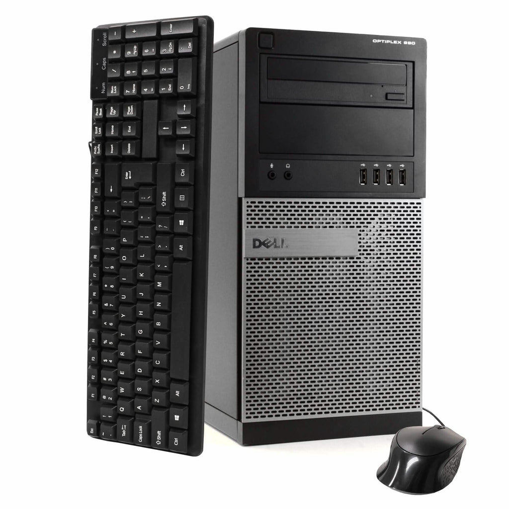 Dell 990 Intel Core i5, 8 Go de RAM, disque dur de 500 Go, Windows 10 Familial, Wi-Fi (reconditionné)