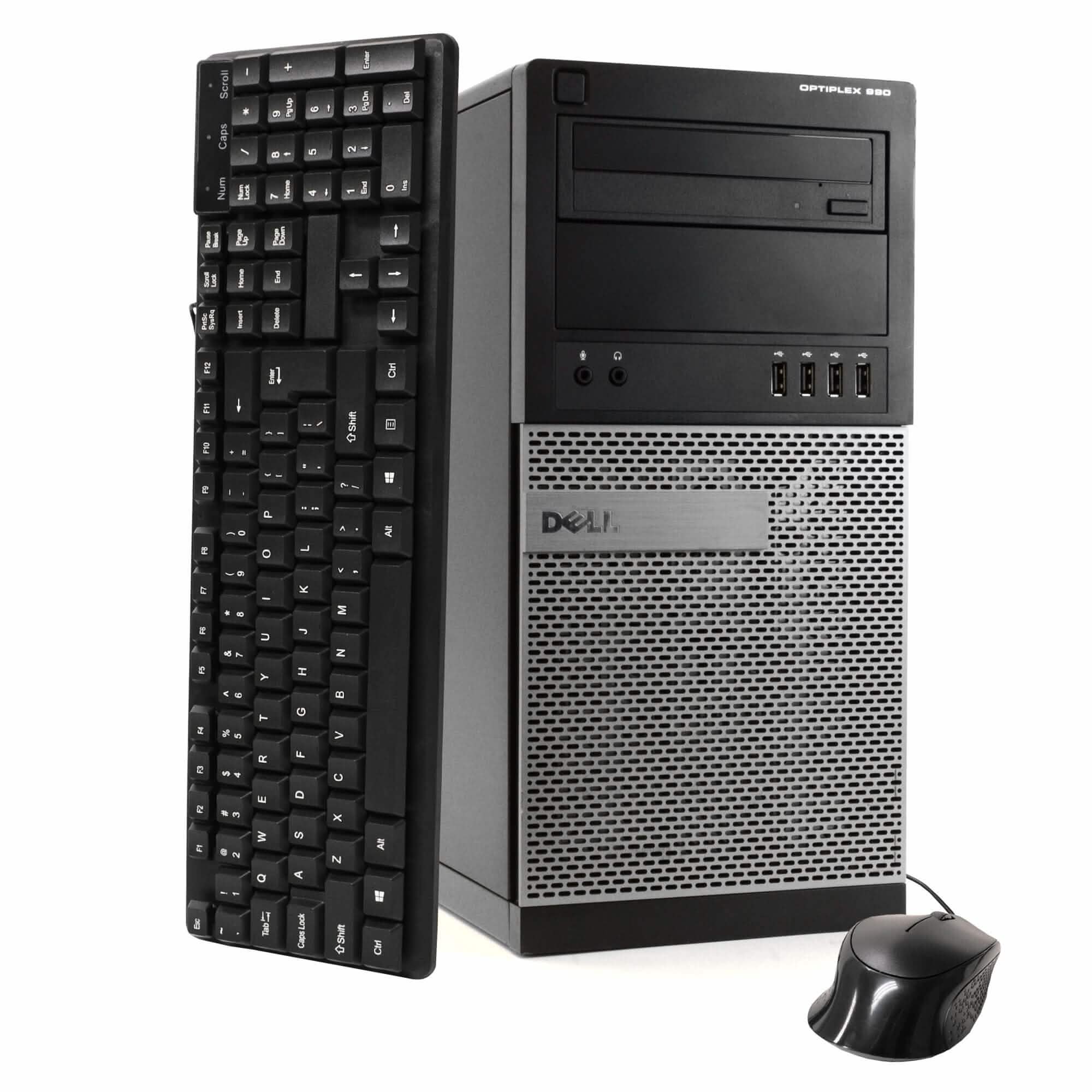 Dell 990 Intel Core i5, 8 Go de RAM, disque dur de 500 Go, Windows 10 Familial, Wi-Fi (reconditionné)
