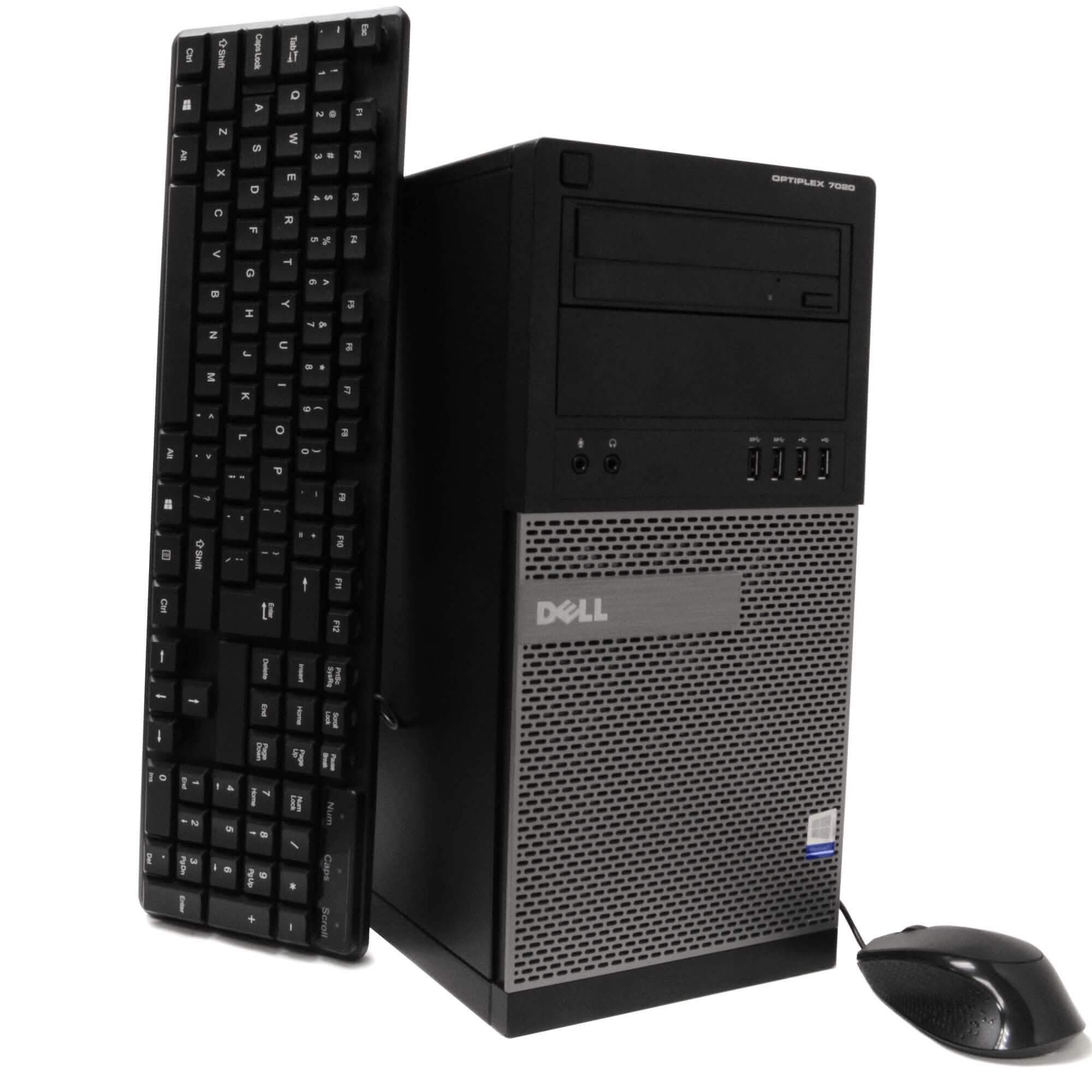 Dell Optiplex 7020 Tour PC, Intel i5 Quad Core 3,20 GHz Gen 4 (Reconditionné)