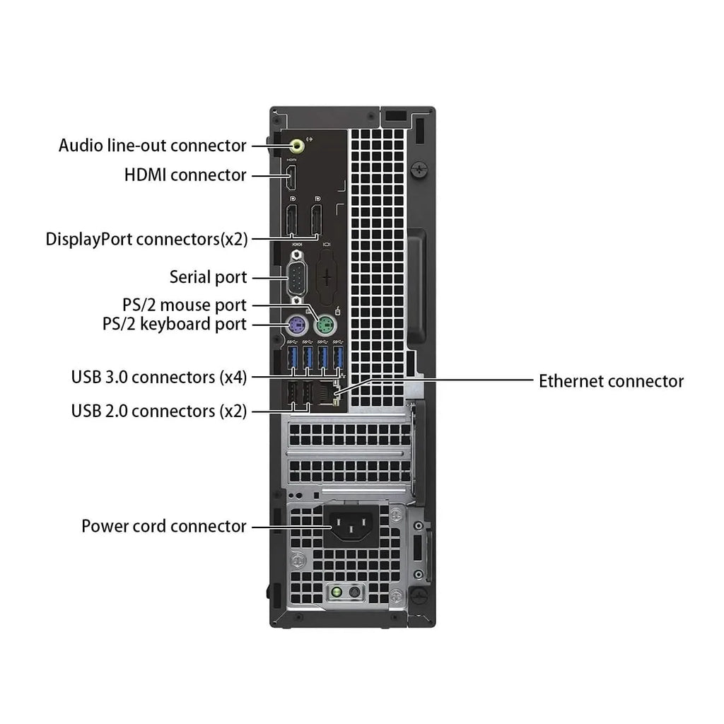 Dell Optiplex 7050 Windows 10 Professionnel (Reconditionné)