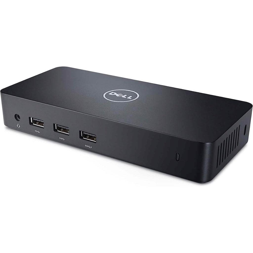 Station d'accueil triple écran Dell USB 3.0 Ultra HD/4K (D3100) (reconditionnée)